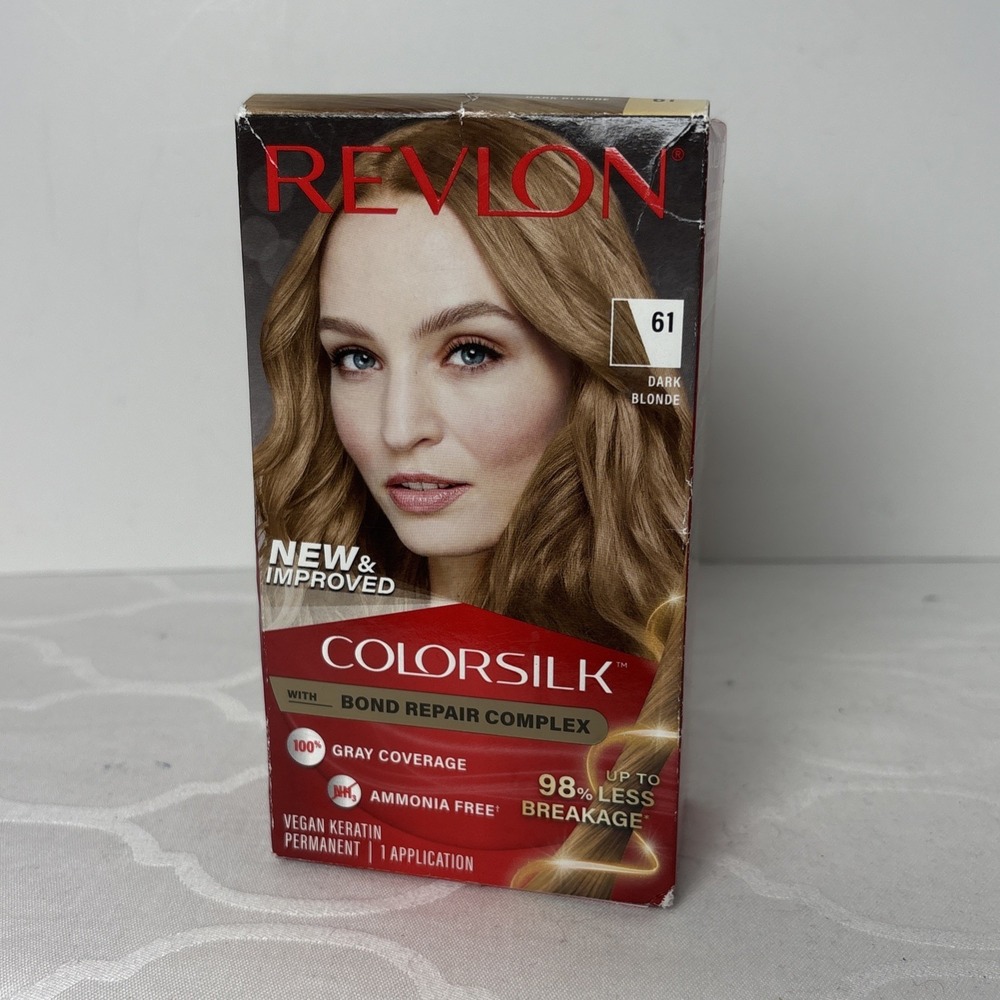 Revlon Colorsilk Salon Quality Permanent Hair Color 61 Dark Blonde New
